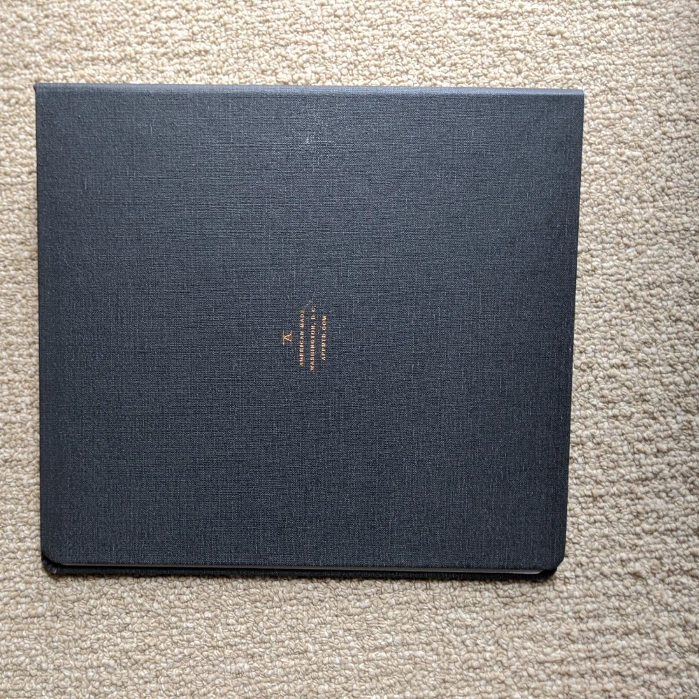 NWOT Classic Appointed Planner Dark Grey Fabric